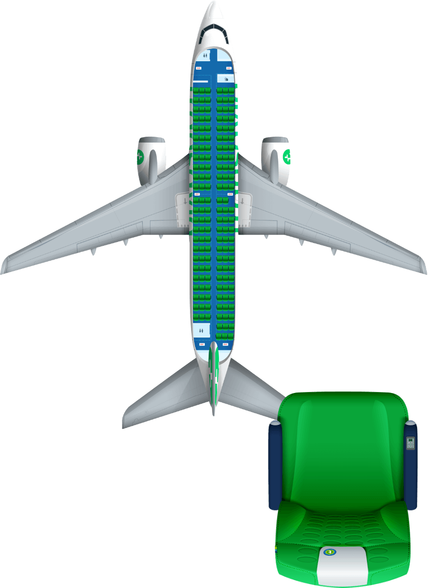 Transavia airplane and chair